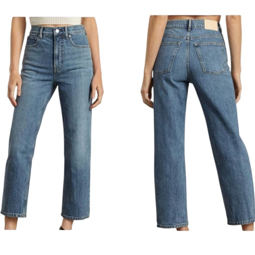 Everlane The 90s Way-High Jean Blue Organic Cotton Size 27 Regular